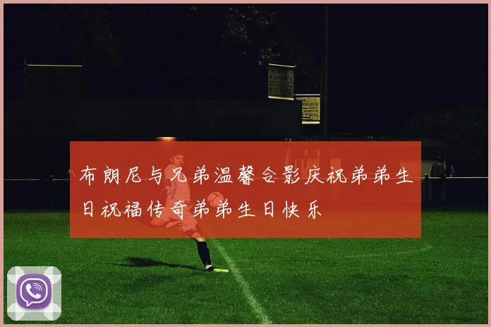 布朗尼与兄弟温馨合影庆祝弟弟生日祝福传奇弟弟生日快乐